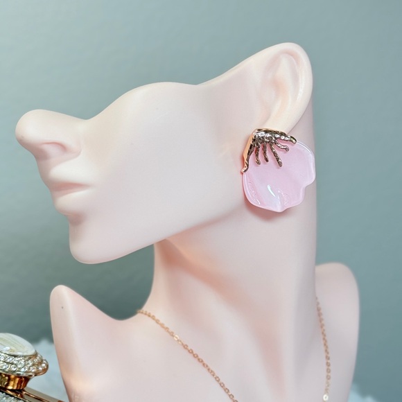 ⚜️ Elegant Pink Earrings - Picture 3 of 6